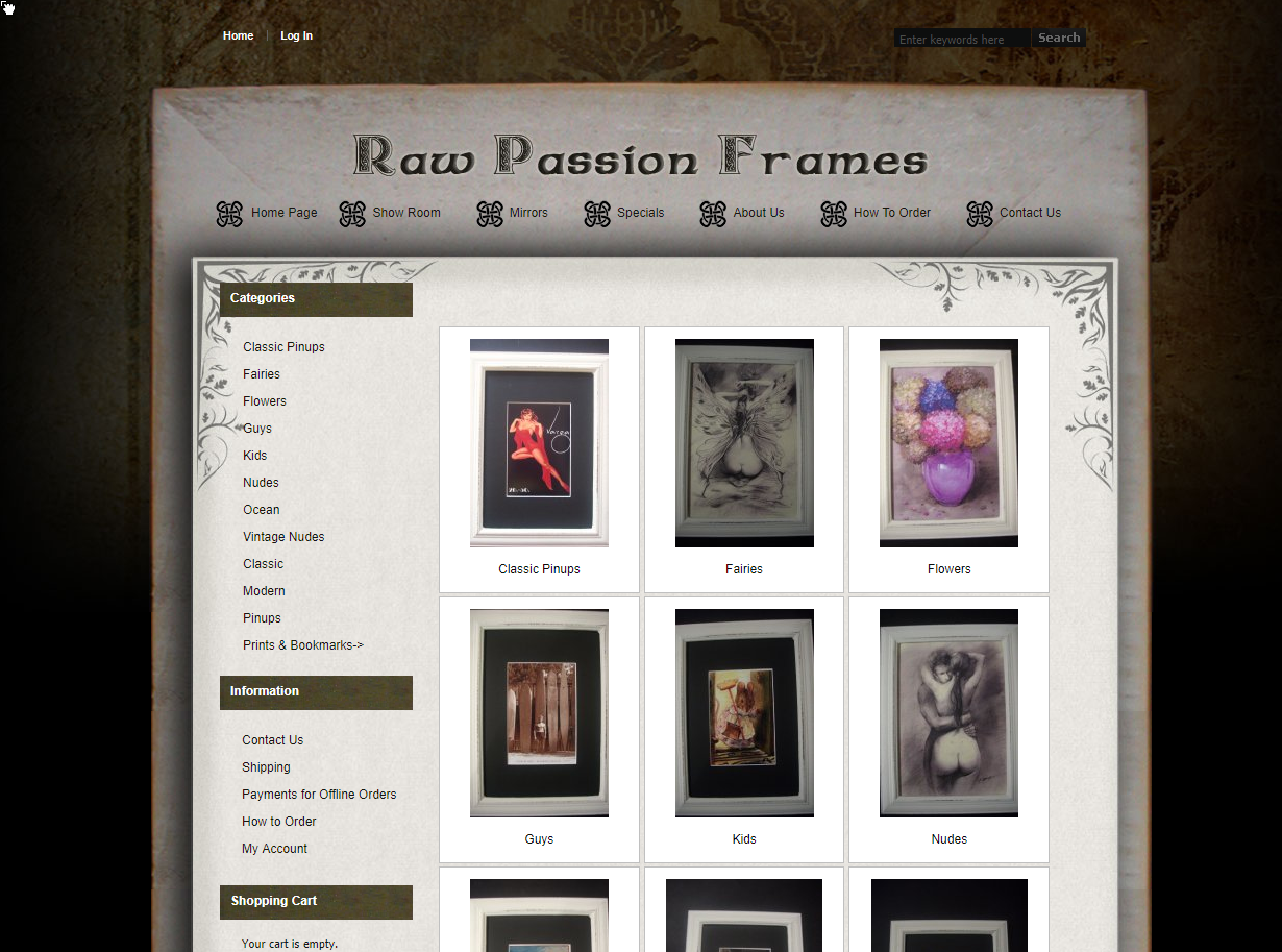 Raw Passion Frames